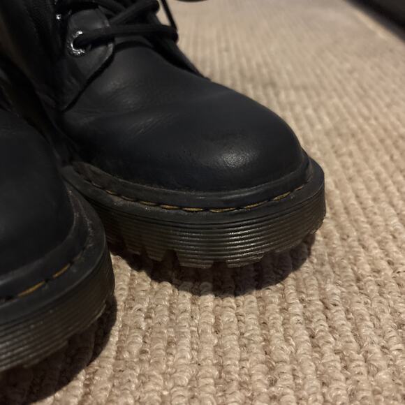 Dr Martens Air Weir Boots Luna AW004 SK10T Woman Size 7 Black - Picture 3 of 9